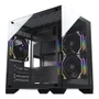 GABINETE GAMER CLARITY LATERAL VIDRO PRETO