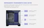 GABINETE GAMER CLARITY LATERAL VIDRO PRETO