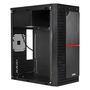 GABINETE GAMER LATERAL ACRILICO C/2 FANS PLATE GGPACBK PRETO