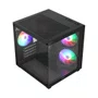 Gabinete Gamer Vidro Temperado c/3 Fans G-Cube Preto GGGCVBK