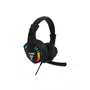 Headset Gamer Clanm Night Seek LED Rainbow 2xP2 1,75m Preto