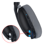 Headset Gamer Sem Fio Skuld Pro H878BG, Som Imersivo, Microfone Integrado – Preto/Cinza