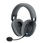 Headset Gamer Sem Fio Skuld Pro H878BG, Som Imersivo, Microfone Integrado – Preto/Cinza