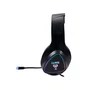 HEADSET GAMER USB 2M NIGHT MOUNT PRETO LED RAINBOW