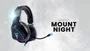 HEADSET GAMER USB 2M NIGHT MOUNT PRETO LED RAINBOW