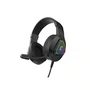 Headset Gamer USB Deffy Black Vulcan RGB Microfone Omnidirecional PCYES HGDF50BV