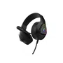 Headset Gamer USB Deffy Black Vulcan RGB Microfone Omnidirecional PCYES HGDF50BV
