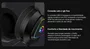 Headset Gamer USB Deffy Black Vulcan RGB Microfone Omnidirecional PCYES HGDF50BV