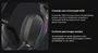 Headset Gamer USB Surround Nowy Black Vulcan RGB Microfone Destacável PCYES HGNW40BV
