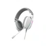Headset Gamer USB Surround Nowy White Ghost RGB Microfone Destacável PCYES HGNW40WG