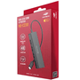 HUB USB TIPO C 2.0 4 PORTAS CABO 9CM USB HUC230BK PRETO 480 Mbps