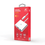 HUB USB TIPO-C 3.0 3 PORTAS C/SAIDA HDMI 4K HUD10SI PRATA