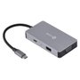 Hub USB Tipo-C 5 Em 1 2HDMI/VGA/USB 3.0/60W HC-5VGA - Vinik