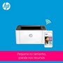 Impressora HP LaserJet 107w, Laser, Mono, 110V, Wi-fi, Branco