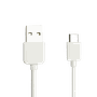KIT CARREGADOR TOMADA USB 2.1A C/CABO TIPO C 1M FKT-150C BRANCO