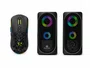 Kit Gamer: Mouse Fortrek Wireless  Striker Air, Caixa de Som Black Hawk