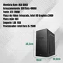 Kit Pc Work Intel I5-2500, H61, 8GB DDR3, SSD 480GB, ATX 200W, Teclado, Mouse, Monitor LED 19,5" HDMI