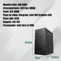 Kit Pc Work Intel I3-8100, H310, 8GB DDR4, SSD 480GB, ATX 200W, Teclado, Mouse, Monitor LED 19,5" HDMI