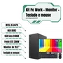 Kit PC Work Intel i5-3470, B75, 8GB DDR3, SSD 240GB SATA, ATX 200W, Teclado, Mouse e Monitor 19,5" HDMI