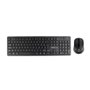 Kit Teclado e Mouse Sem Fio 1600DPI Wireless Receptor USB ABNT2 Preto - Kross Elegance