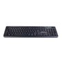 Kit Teclado e Mouse Sem Fio 1600DPI Wireless Receptor USB ABNT2 Preto - Kross Elegance