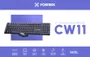 Kit Teclado e Mouse Sem Fio Fortrek Office CW11 Preto