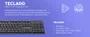 Kit Teclado e Mouse Sem Fio Fortrek Office CW11 Preto