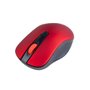 Kit Teclado e Mouse Sem Fio Wireless Receptor USB ABNT2 Vermelho e Preto KE-KM553V1 - Kross Elegance