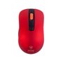Kit Teclado e Mouse Sem Fio Wireless Receptor USB ABNT2 Vermelho e Preto KE-KM553V1 - Kross Elegance