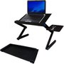 Mesa Suporte Articulado para Notebook com MousePad - PRETO