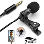 Microfone Lapela P2 1.50m Com Extensor 3m P2 e Adaptador P3 MFVS-MICLP - Mymax