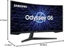Monitor Gamer LED Samsung 34" Curvo 165Hz 1ms Ultra WQHD Odyssey G5