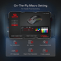 MOUSE GAMER SEM FIO 16000DPI STORM PRO PRETO RGB (M808KS)