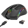 MOUSE GAMER SEM FIO 16000DPI STORM PRO PRETO RGB (M808KS)