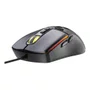 Mouse Gamer USB Fortrek Striker Colmeia RGB 12800 DPI Preto