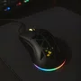 Mouse Gamer USB Fortrek Striker Colmeia RGB 12800 DPI Preto