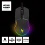 Mouse Gamer USB 6400 DPI Acer Nitro Gaming NMW101 RGB Preto