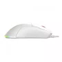 Mouse Gamer USB Malus White Ghost RGB PMGMWG – 12400 DPI, 6 Botões.