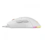 Mouse Gamer USB Malus White Ghost RGB PMGMWG – 12400 DPI, 6 Botões.