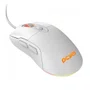 Mouse Gamer USB Malus White Ghost RGB PMGMWG – 12400 DPI, 6 Botões.