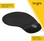 Mouse Pad C/Apoio Em Gel 0307BR Preto - BRIGHT