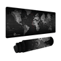 Mouse Pad Gamer Draxen DN44, 300x600x2mm, Estampa Mapa Múndi, Base Antiderrapante – Preto
