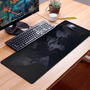 Mouse Pad Gamer Draxen DN44, 300x600x2mm, Estampa Mapa Múndi, Base Antiderrapante – Preto