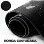 Mouse Pad Gamer Draxen DN44, 300x600x2mm, Estampa Mapa Múndi, Base Antiderrapante – Preto