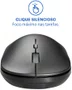Mouse Sem Fio Bluetooth USB 1600DPI Slim Clique Silencioso MO331 Preto