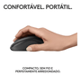 MOUSE LOGITECH SEM FIO USB OPTICO M220 SILENT PRETO C/PILHA