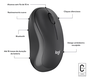 MOUSE LOGITECH SEM FIO USB OPTICO M220 SILENT PRETO C/PILHA