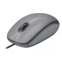MOUSE USB 1,8M 1000DPI  M110 SILENT CINZA