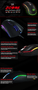 MOUSE GAMER REDDRAGON  KING COBRA 24000DPI 8 BOT. FPS M711-FPS