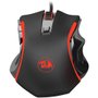 Mouse USB Gamer 3200DPI 6 Botões Nothosaur  M606 Com LED, Preto - Redragon